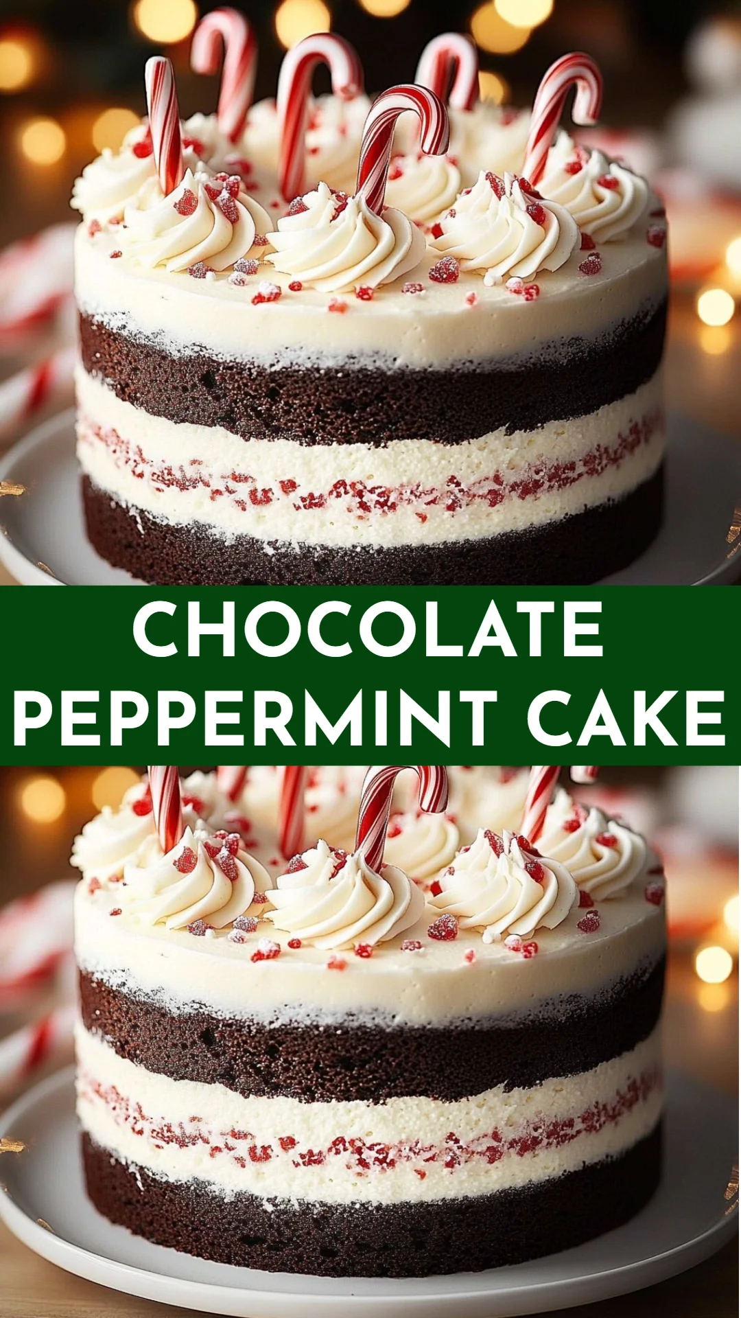 Chocolate Peppermint Cake