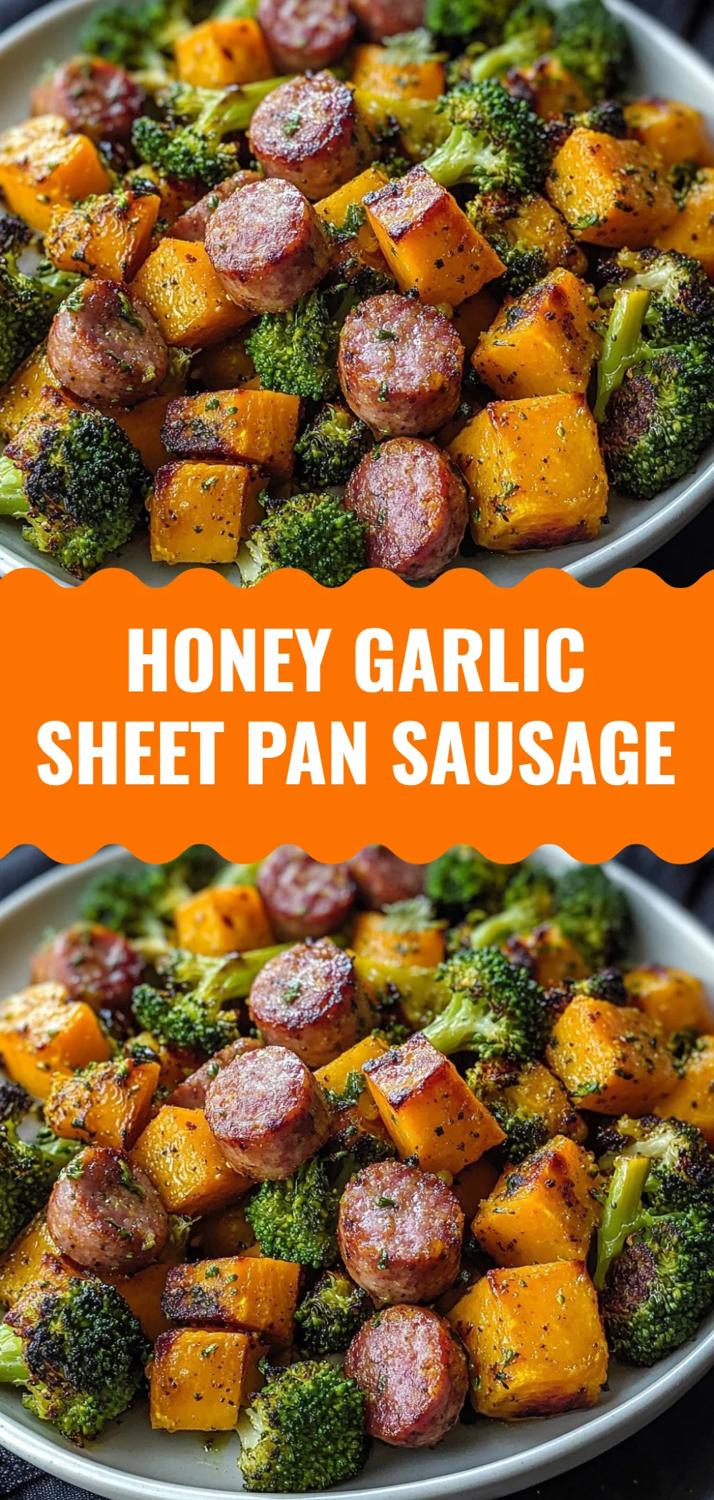 Honey Garlic Sheet Pan Sausage