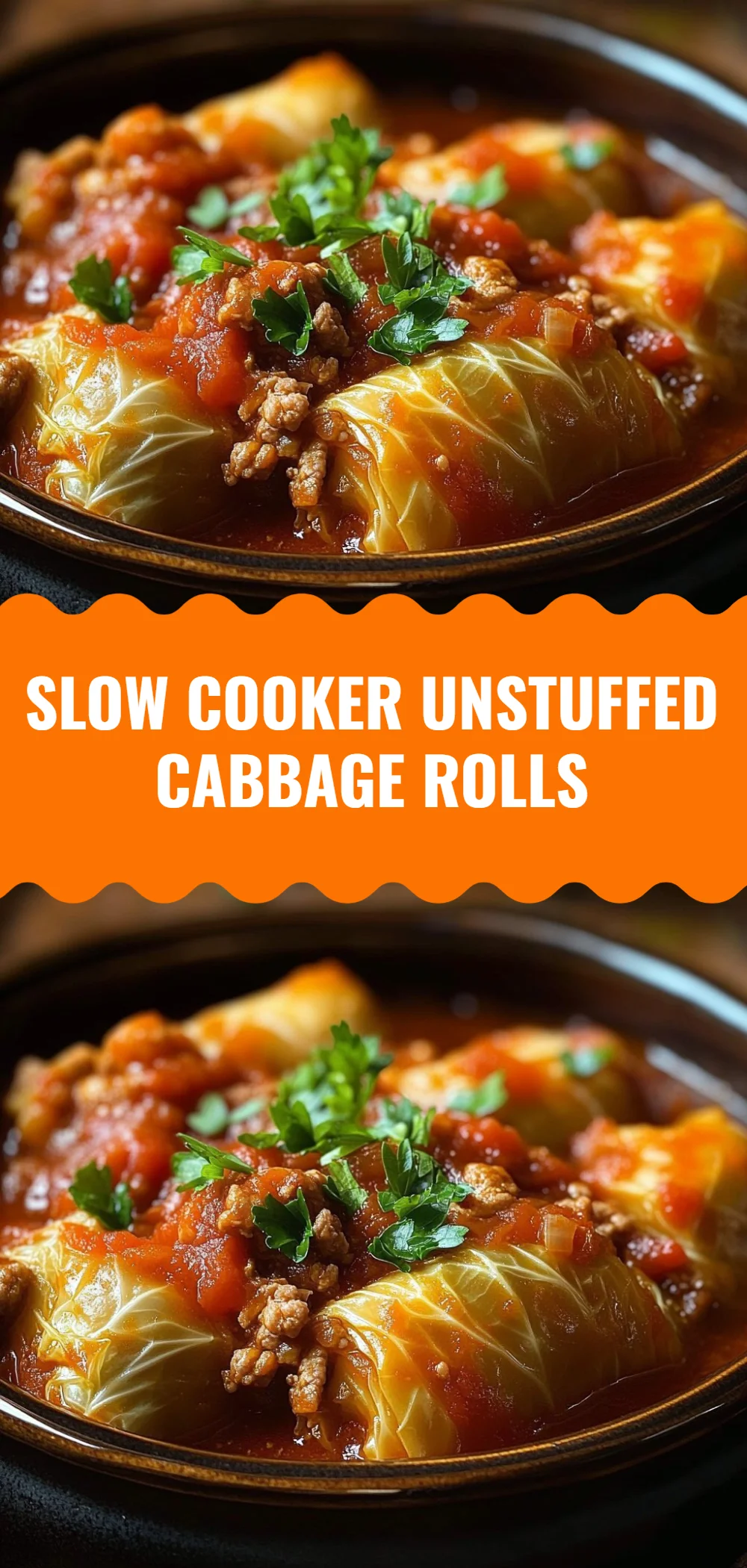 Slow Cooker Unstuffed Cabbage Rolls